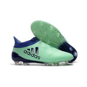 Kopačky Pánské Adidas X 17+ PureSpeed FG – zelená modrá